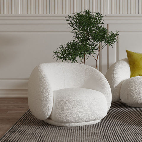 Lamb curved sofa