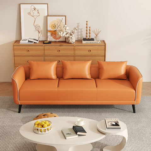 Small sofa is modern and simple