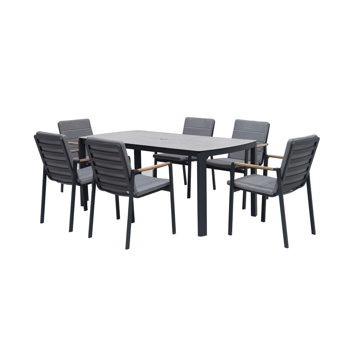 6 Seat Rectangle Dining Setgarden