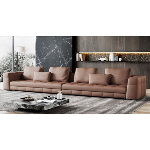 Italian suit leather sofa