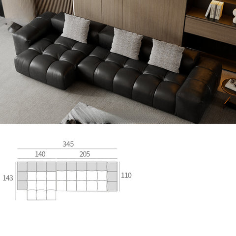 SABA Pixel Module Leather Sofa