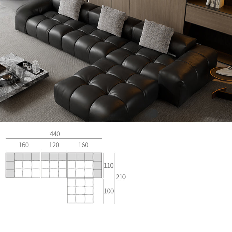 SABA Pixel Module Leather Sofa