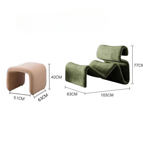 Italian design art minimalist sofa