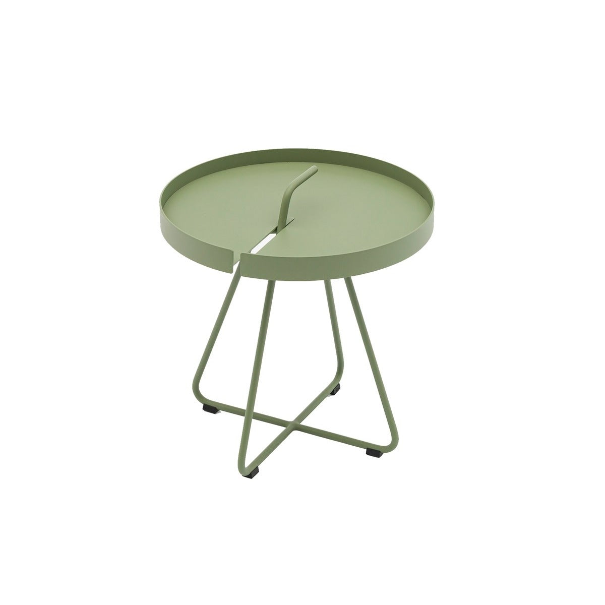 Pistachio Side Tray Table With Removable Topgarden