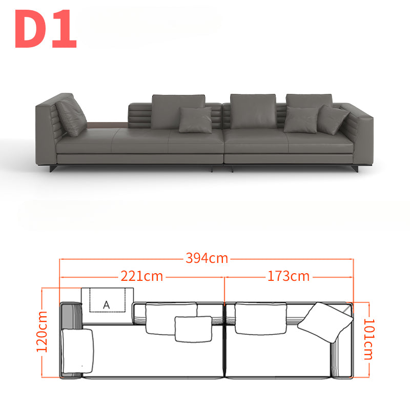 High-end Italian minimalist sofa