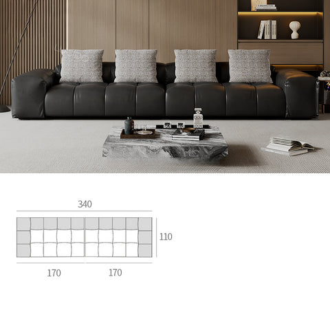 SABA Pixel Module Leather Sofa