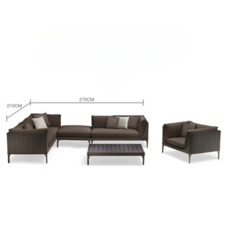 garden rattan sofa combination garden