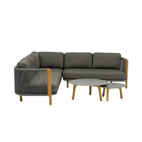 Corner Sofa Set with Duo Coffee Tablegarden