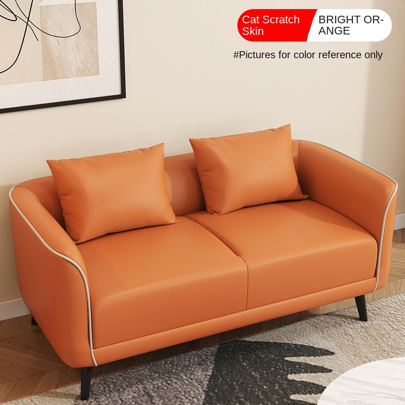 Small sofa is modern and simple