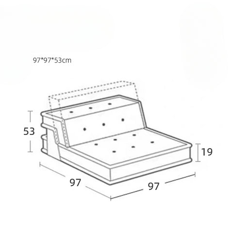 Rochburg color multi-combination sofa