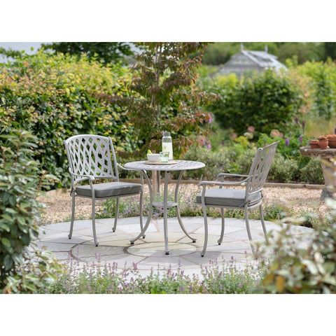 Stone Cast Aluminium 2 Seat Bistro Setgarden