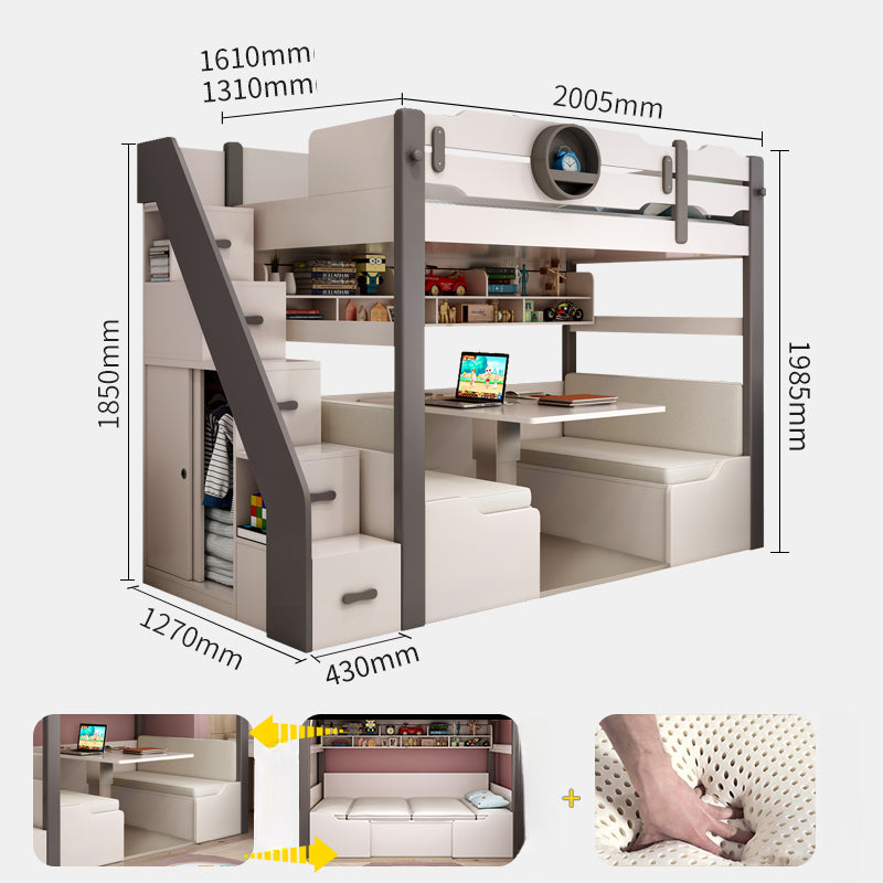 Upper and lower bed multifunctional combination bed