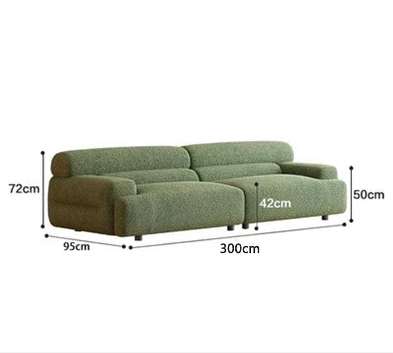 French lamb cream sofa