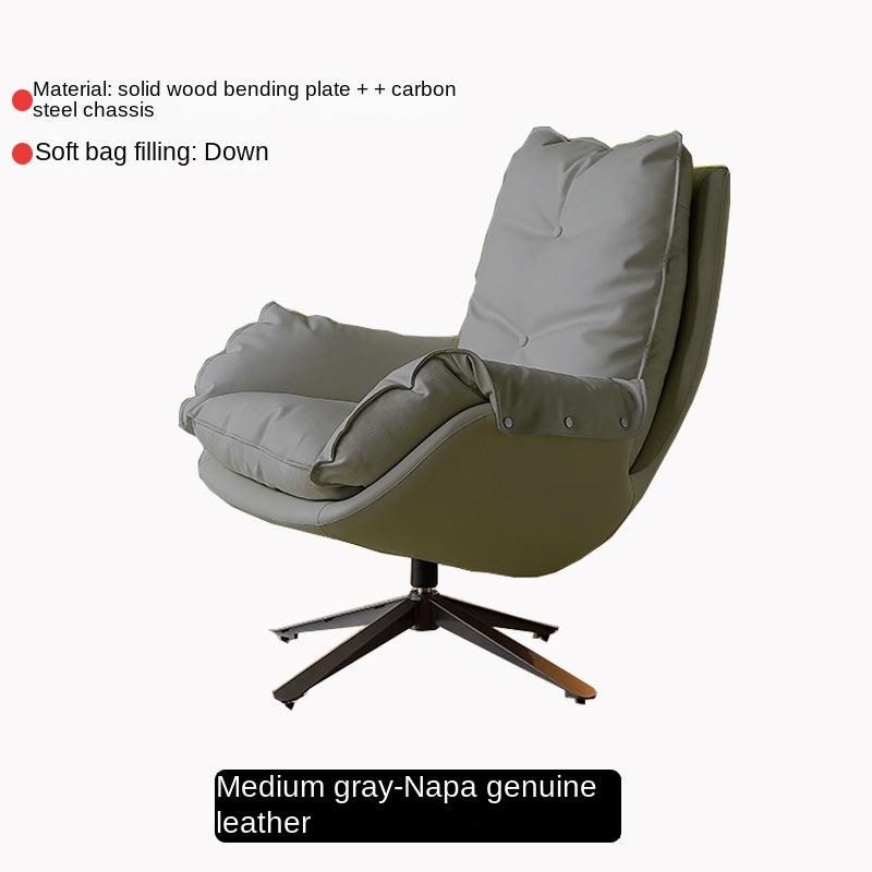 Renowned designer designs leisure chairs