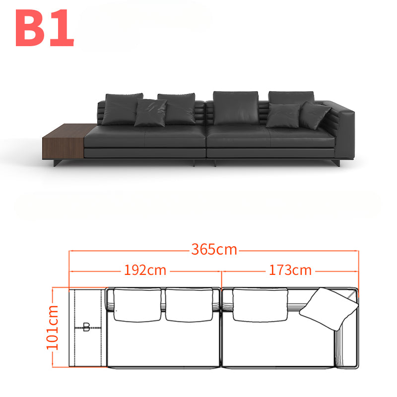 High-end Italian minimalist sofa