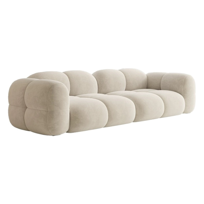 Cream cotton candy sofa