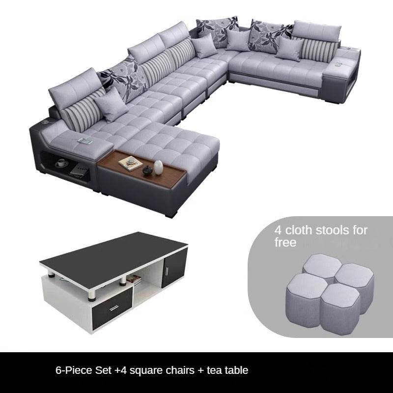 Modern minimalist multifunctional combination sofa