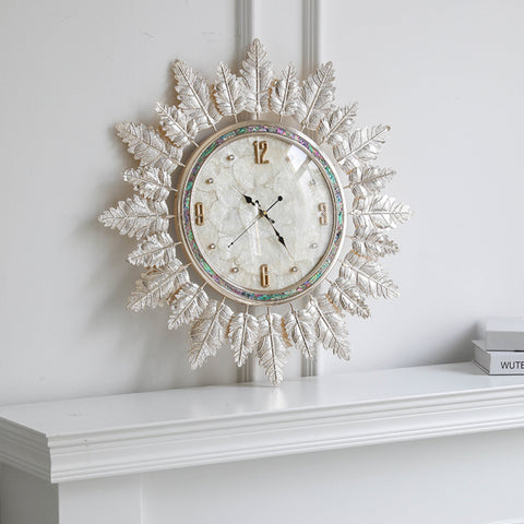 Premium color shell creative clocks decorate wall clocks with modern silent clocks