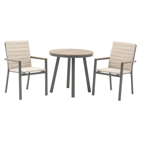 Round Bistro Table Set with 2 Chairsgarden