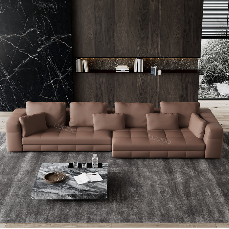 Italian suit leather sofa