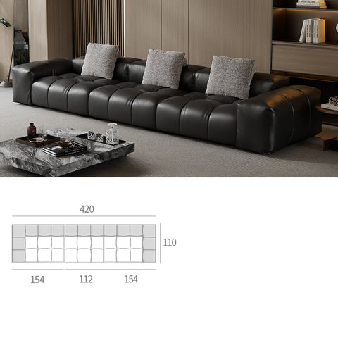 SABA Pixel Module Leather Sofa