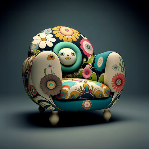 Original Design Art Painted Sofa