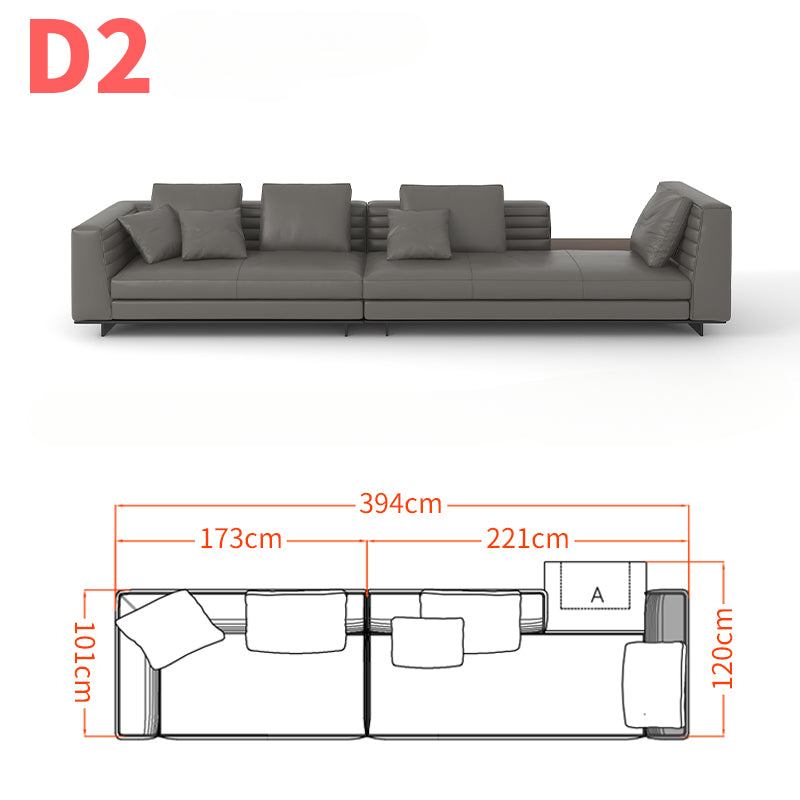 High-end Italian minimalist sofa