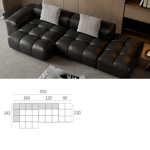 SABA Pixel Module Leather Sofa