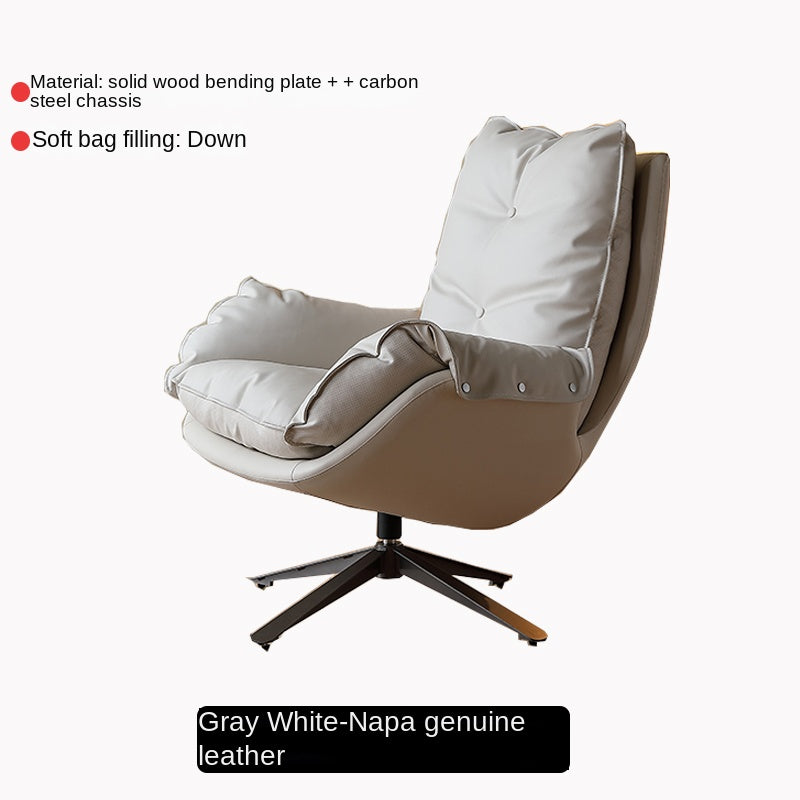 Renowned designer designs leisure chairs