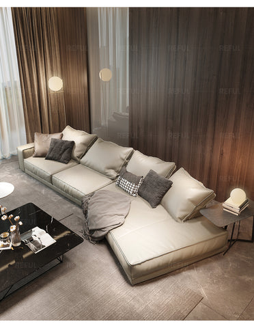 Special-shaped creative leather sofa