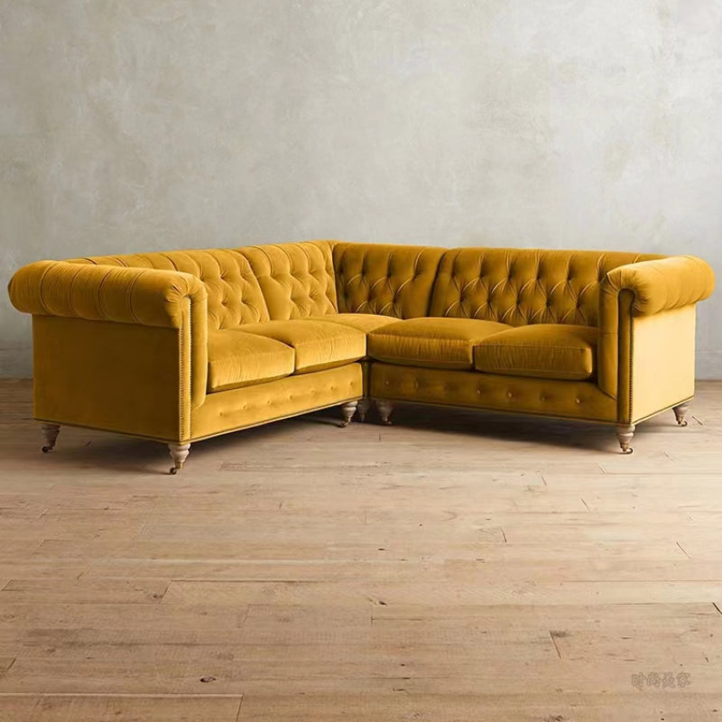 Velvet Modern Sofa