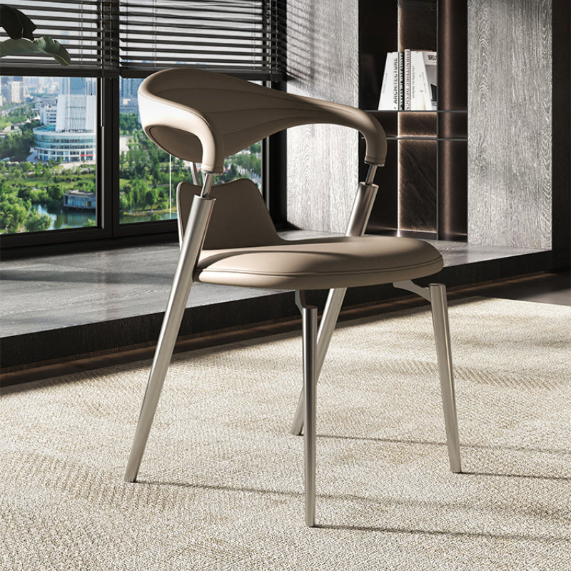 Modern minimalist and luxurious back chair