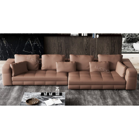 Italian suit leather sofa