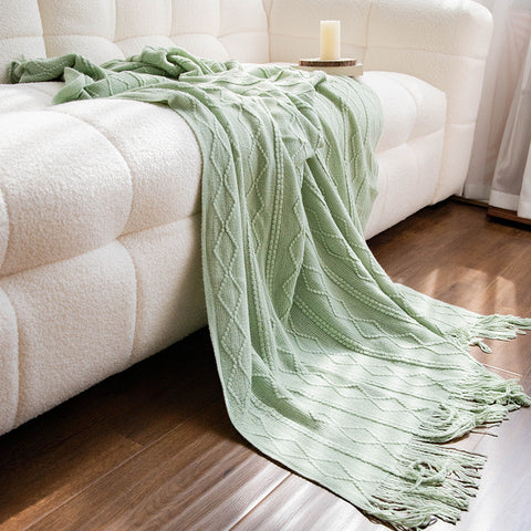 Leisure sofa solid color blanket blanket