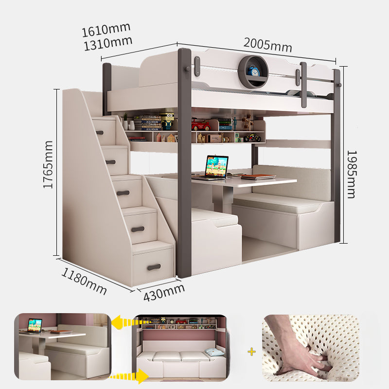 Upper and lower bed multifunctional combination bed