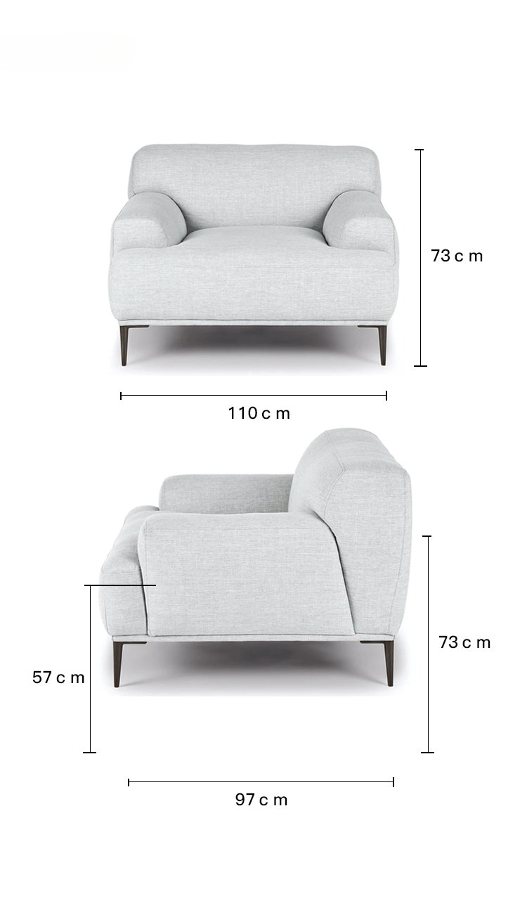 Nordic modern minimalist sofa