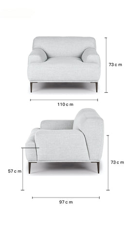 Nordic modern minimalist sofa