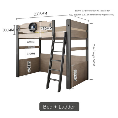 Upper and lower multi-function combined bed