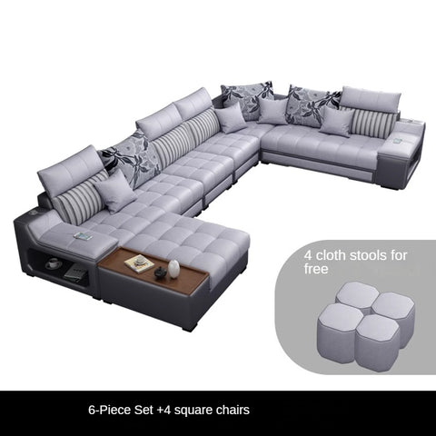 Modern minimalist multifunctional combination sofa