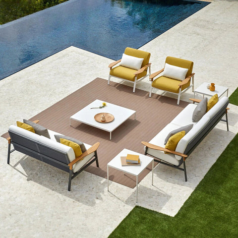 Courtyard balcony leisure rattan sofa combinationgarden