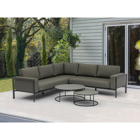 Corner Sofa Set with Duo Coffee Tablegarden