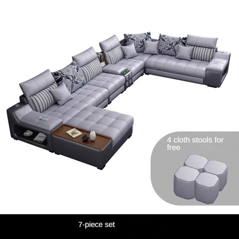 Modern minimalist multifunctional combination sofa