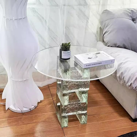 Creative simple transparent acrylic tea table