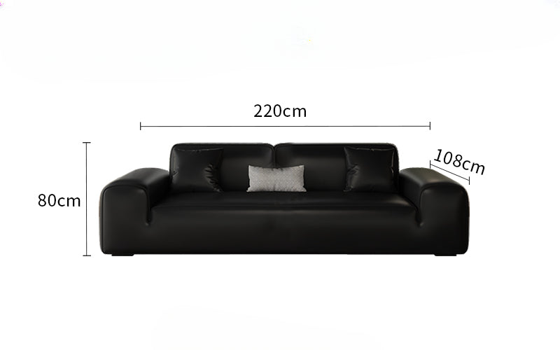 Big Black Bull Cube Sofa