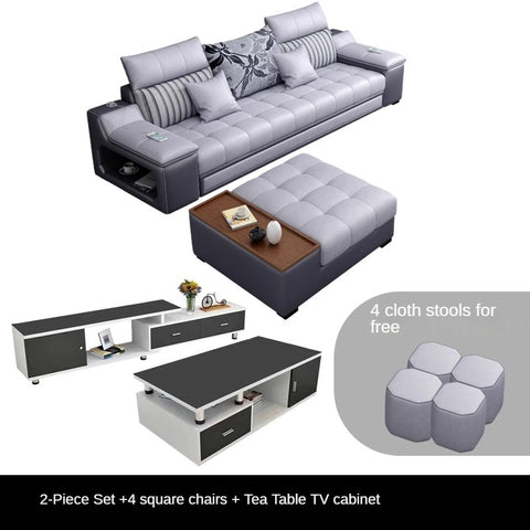 Modern minimalist multifunctional combination sofa