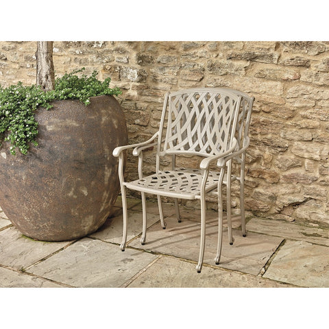 Stone Cast Aluminium 4 Seat Round Dining Setgarden