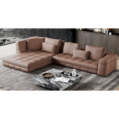 Italian suit leather sofa