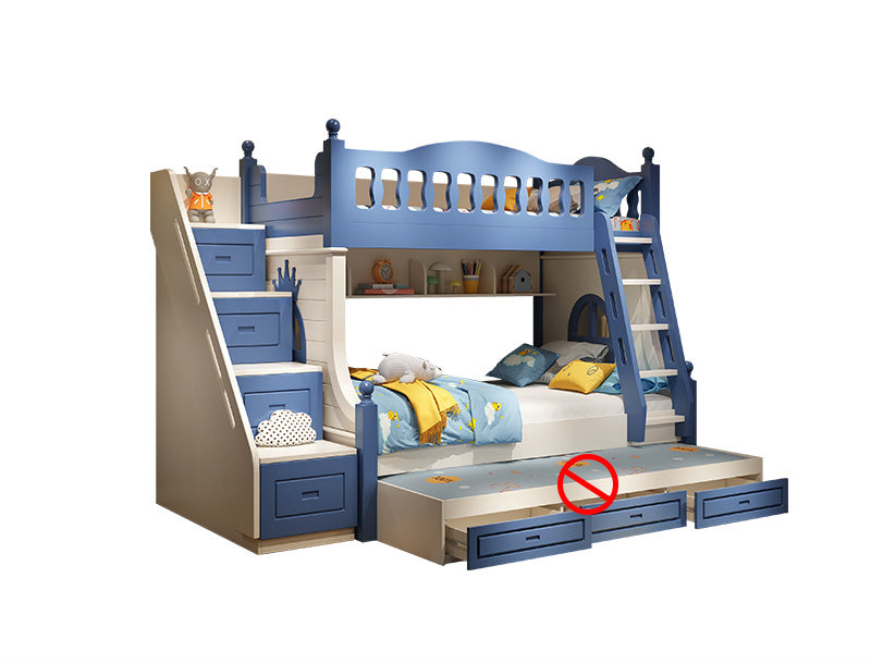 Children&#039;s bed bunk bed slide combination bed