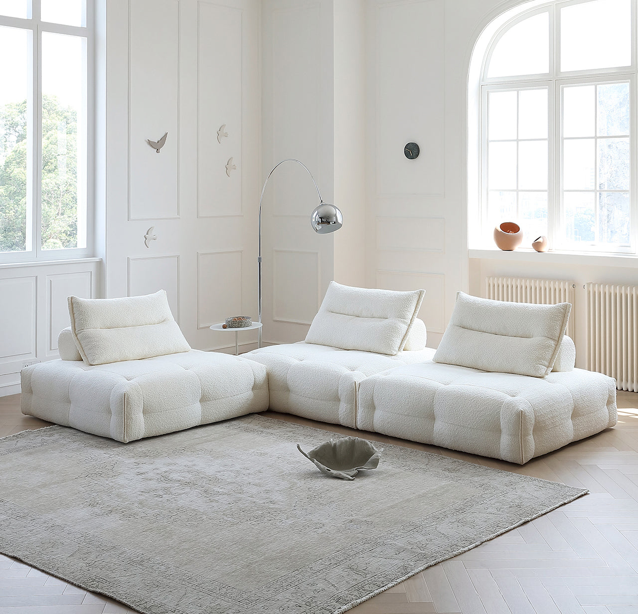 Modular combined sofa