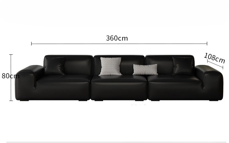 Big Black Bull Cube Sofa